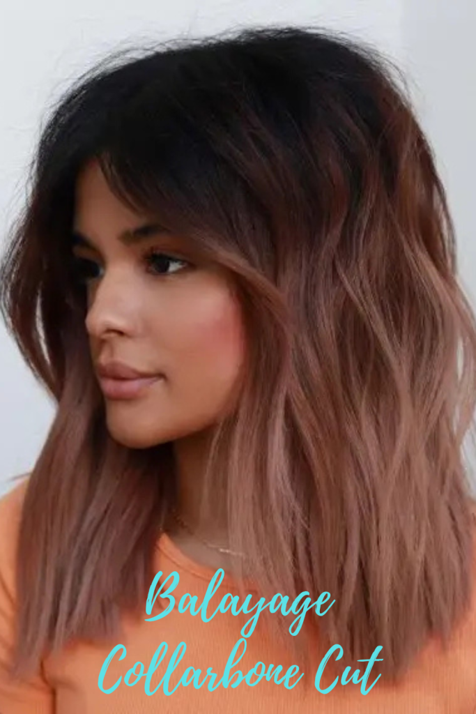 Balayage Collarbone Cut
