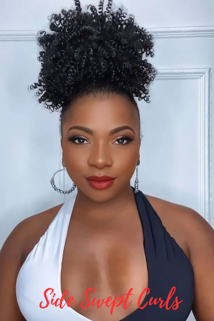 Side Swept Curls