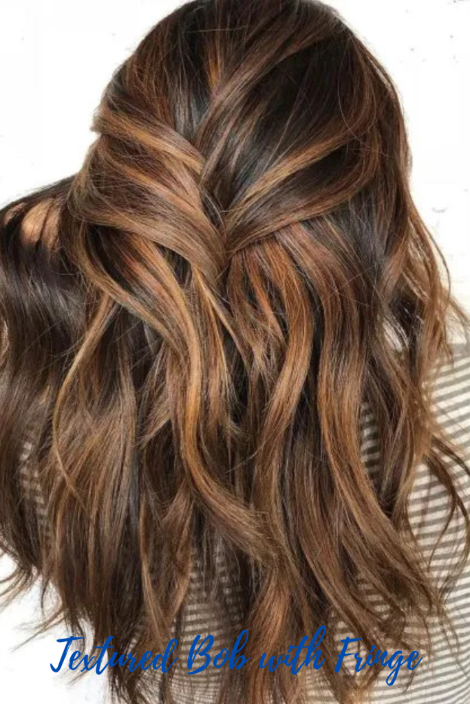 Textured Bob with Fringe