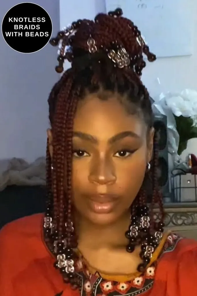 Knotless Braids with Beads