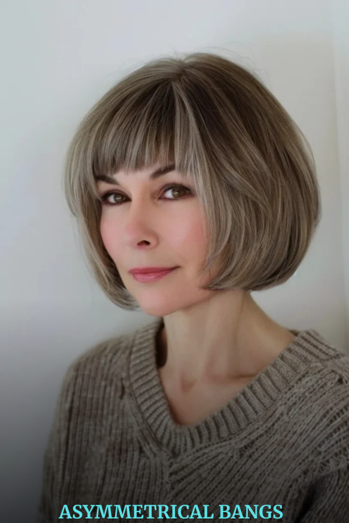 Asymmetrical Bangs
