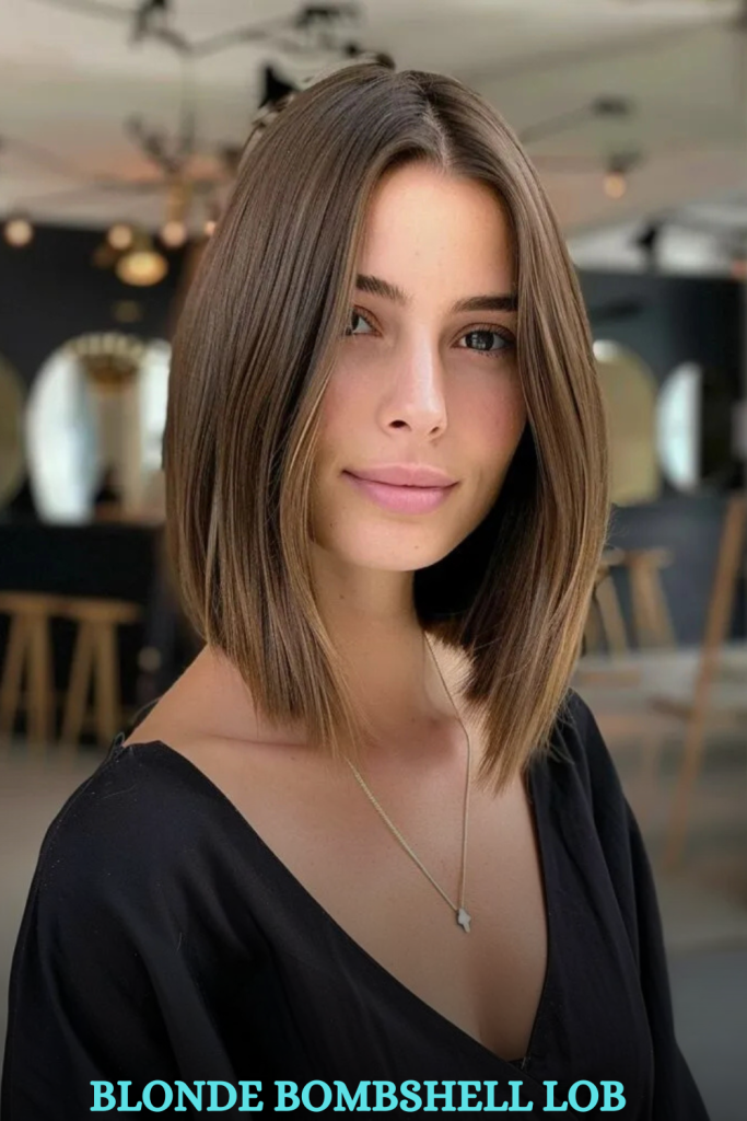 Blonde Bombshell Lob