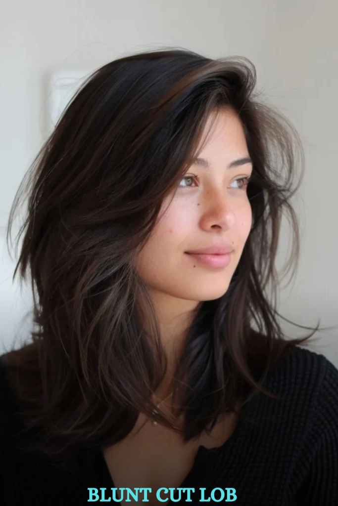 Blunt Cut Lob