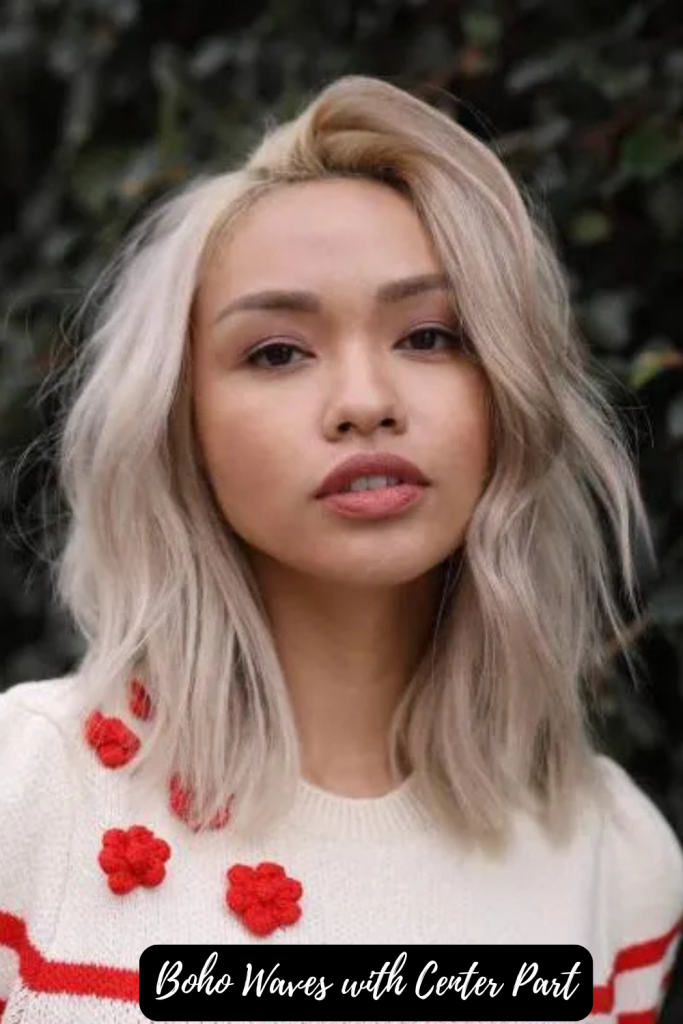 Boho Waves with Center Part
