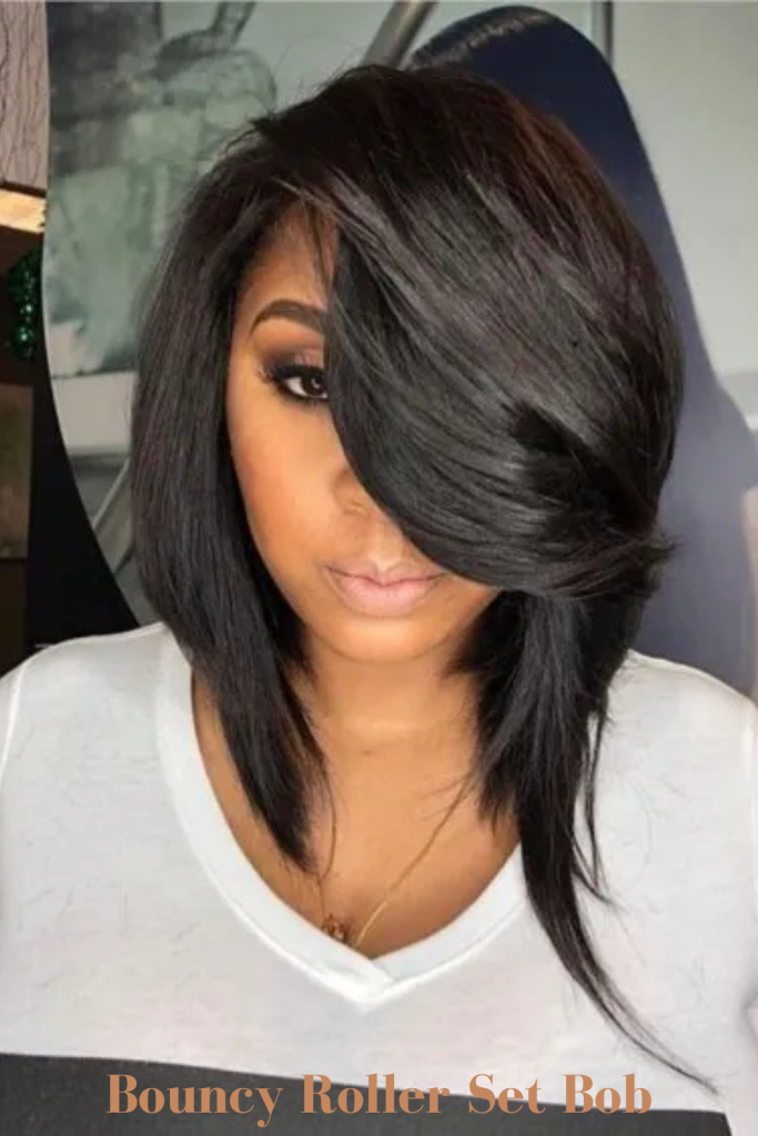 Bouncy Roller Set Bob