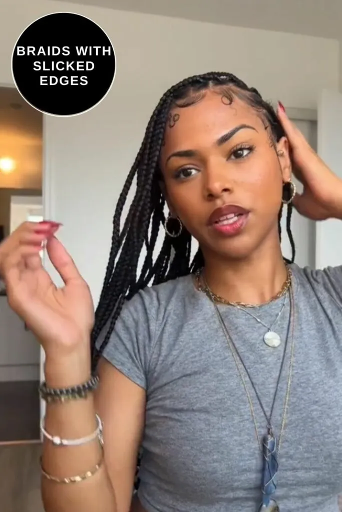 Braids with Slicked Edges