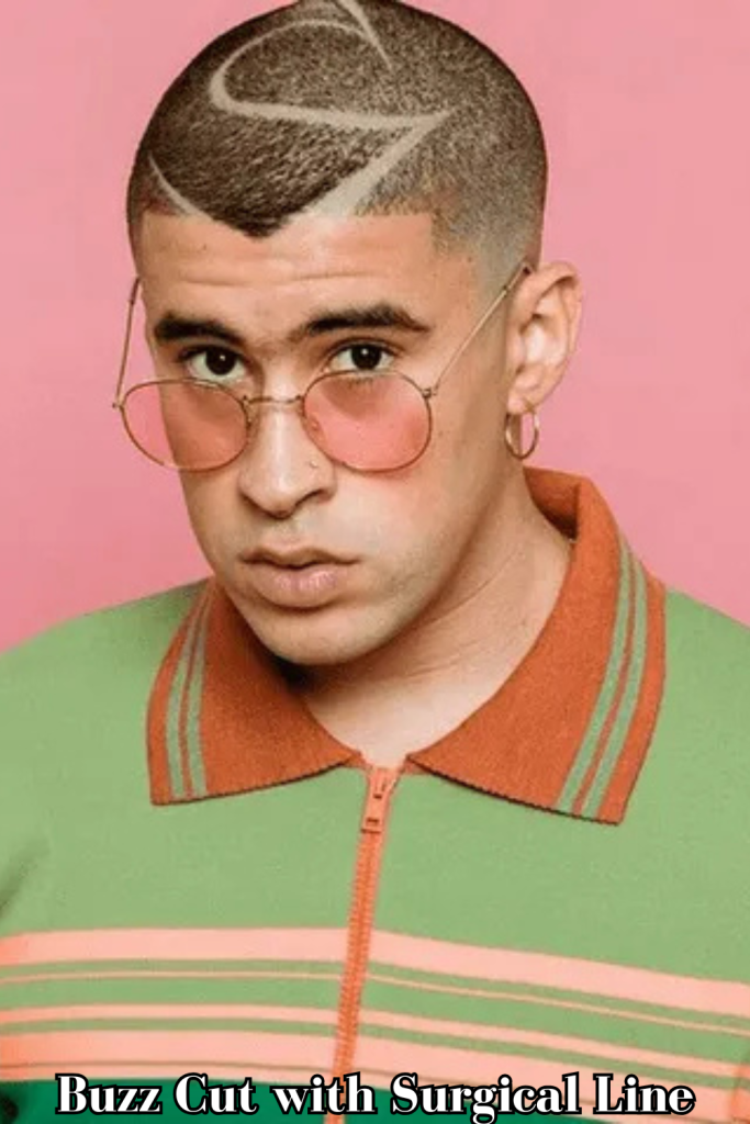 Buzz Cut with Surgical Line