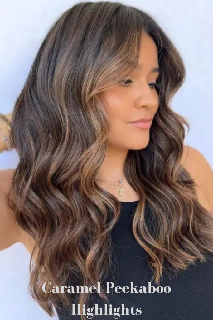 Caramel Peekaboo Highlights