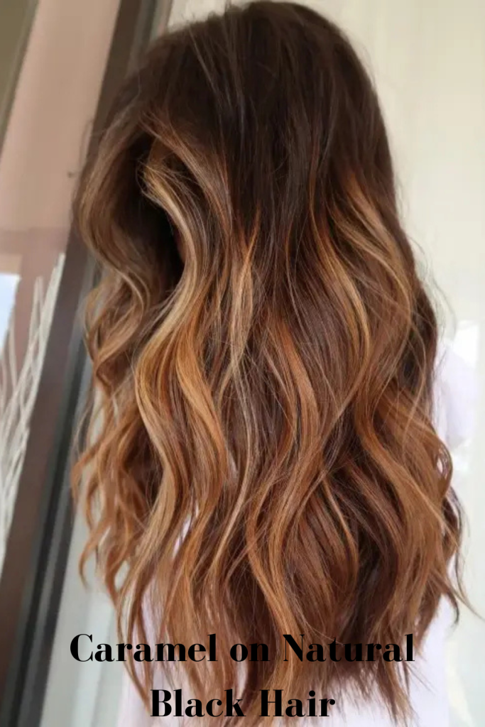 Caramel on Natural Black Hair
