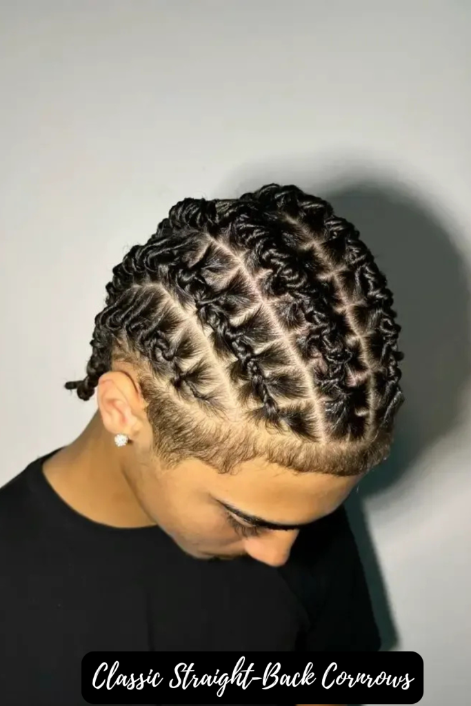 Classic Straight-Back Cornrows