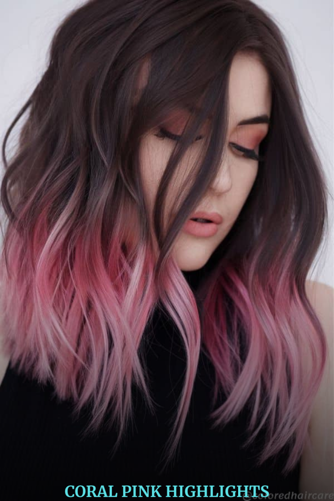 Coral Pink Highlights