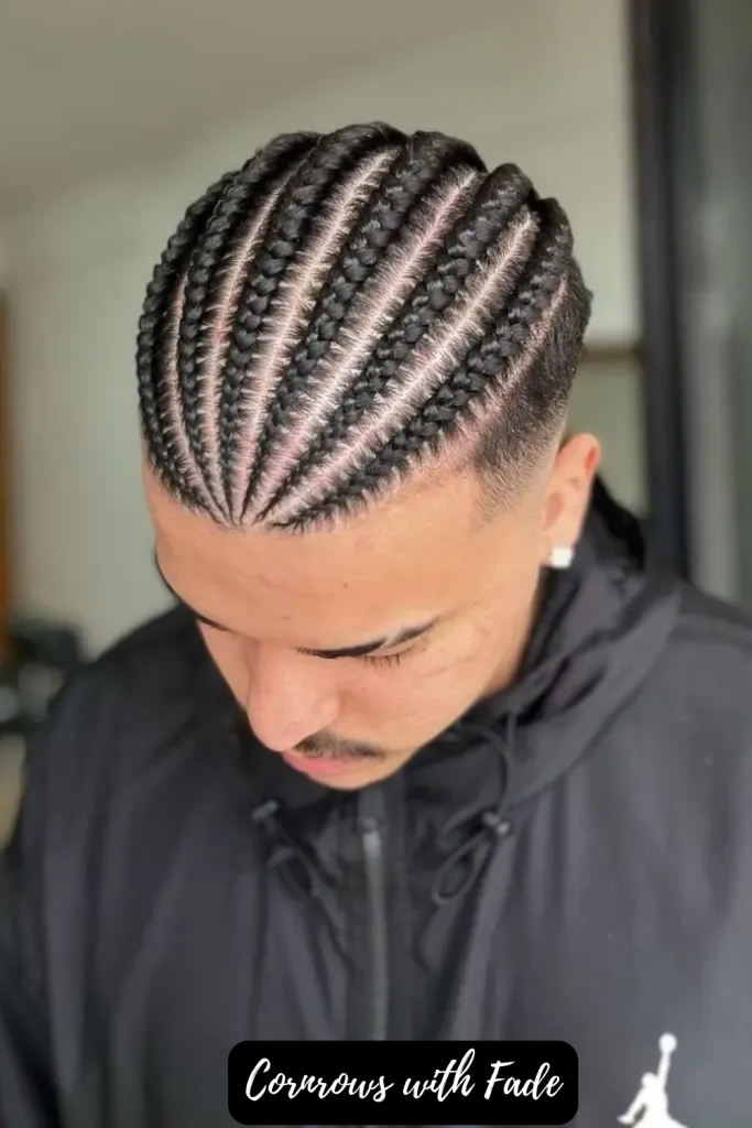 Cornrows with Fade