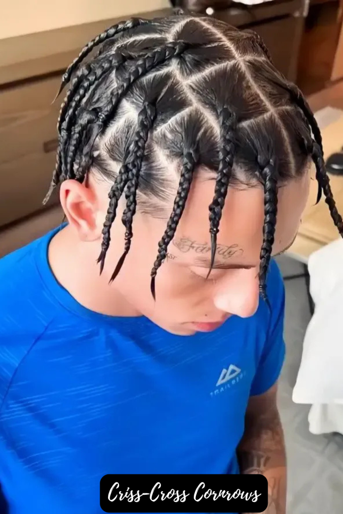 Criss-Cross Cornrows