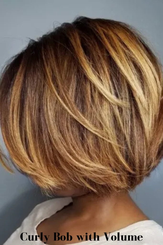 Curly Bob with Volume