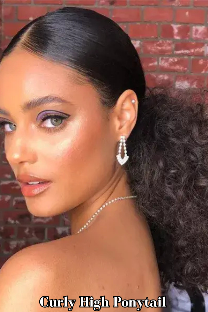 Curly High Ponytail