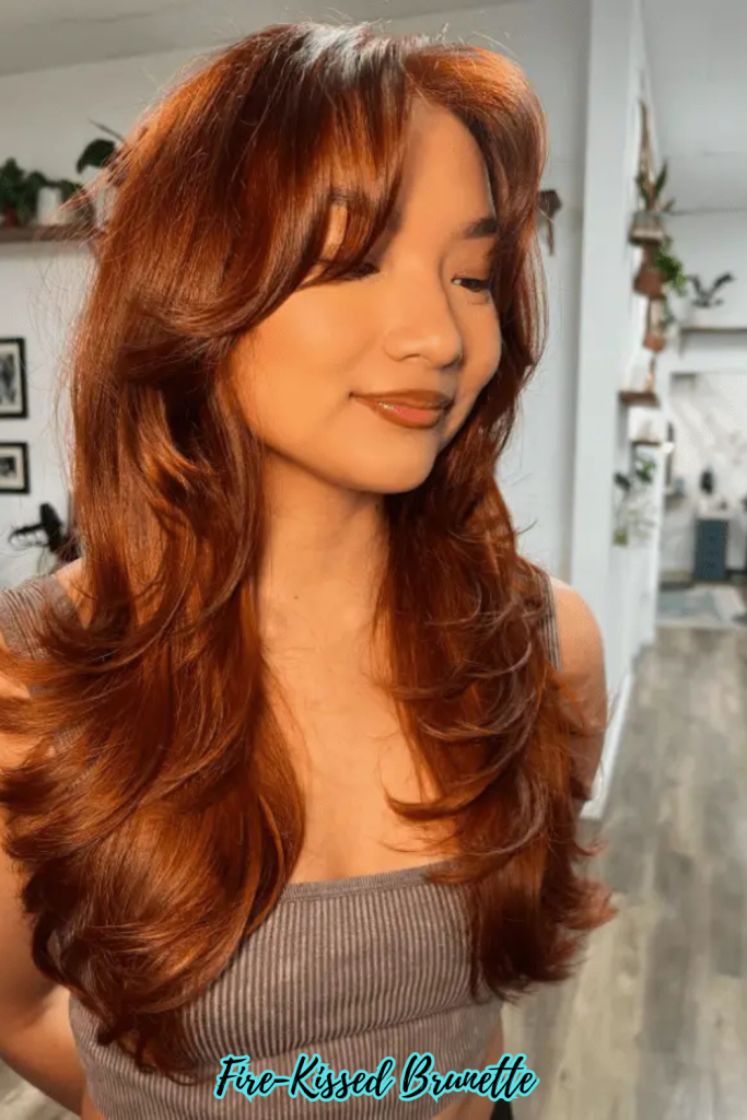 Fire-Kissed Brunette
