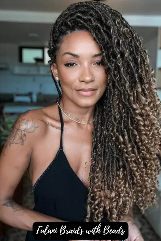 Fulani Braids with Beads
