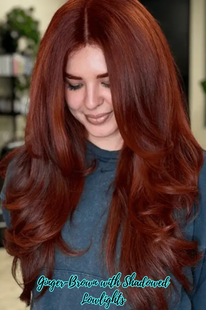 Ginger-Brown with Shadowed Lowlights