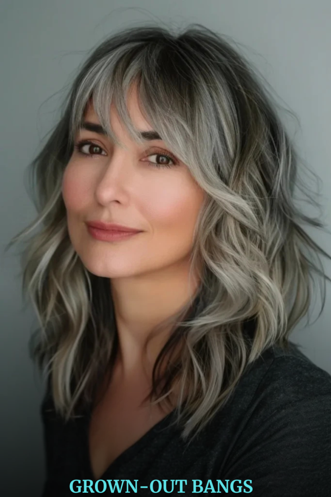 Grown-Out Bangs