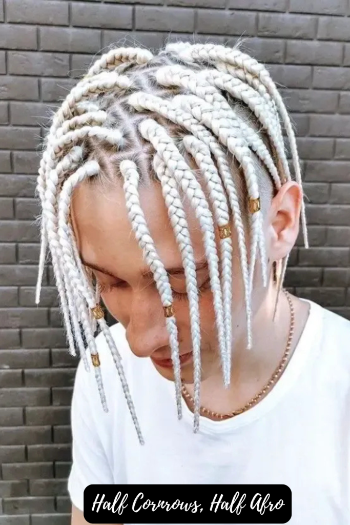 Half Cornrows, Half Afro