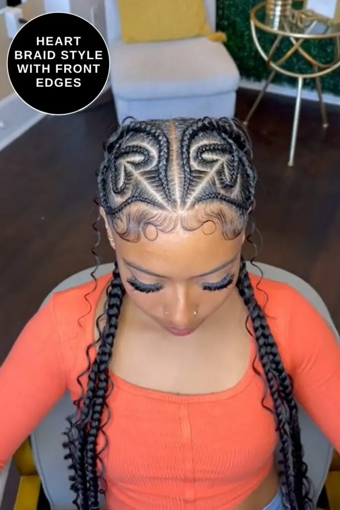 Heart Braid Style with Front Edges
