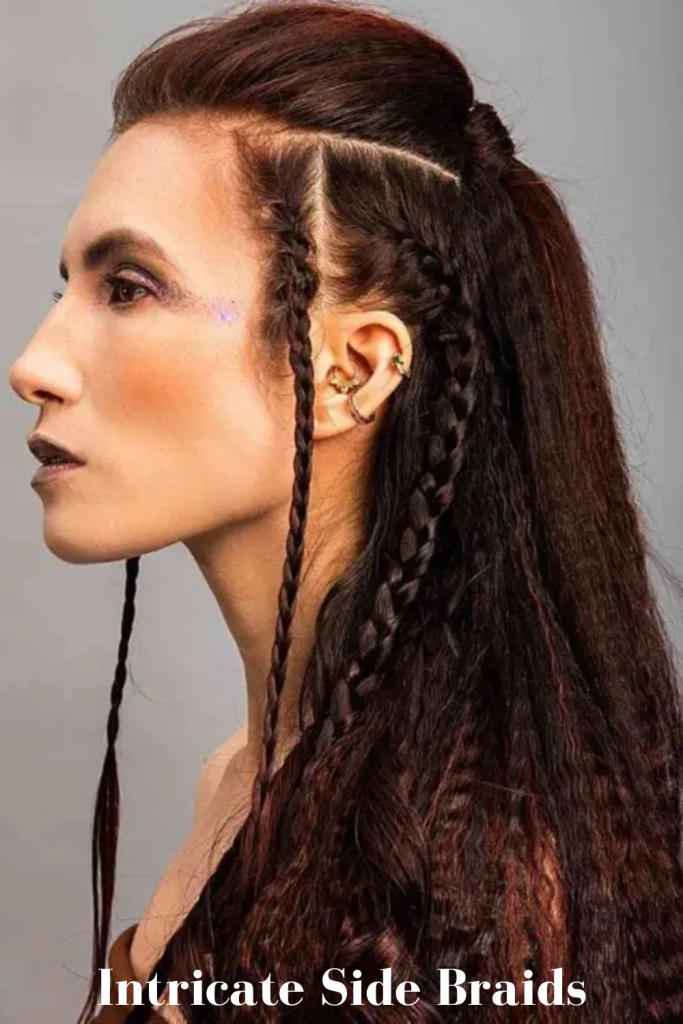 Intricate Side Braids