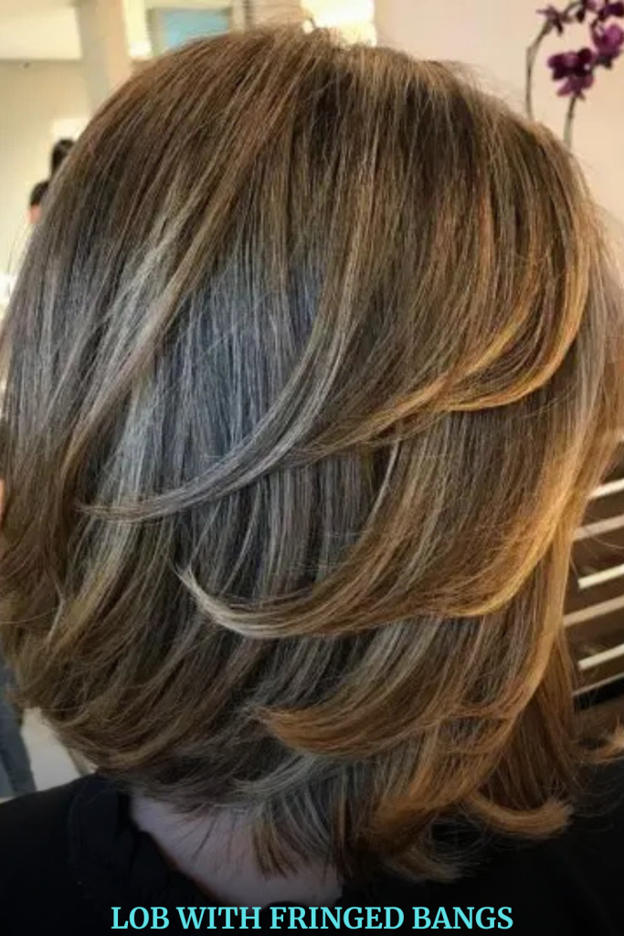 Lob with Fringed Bangs