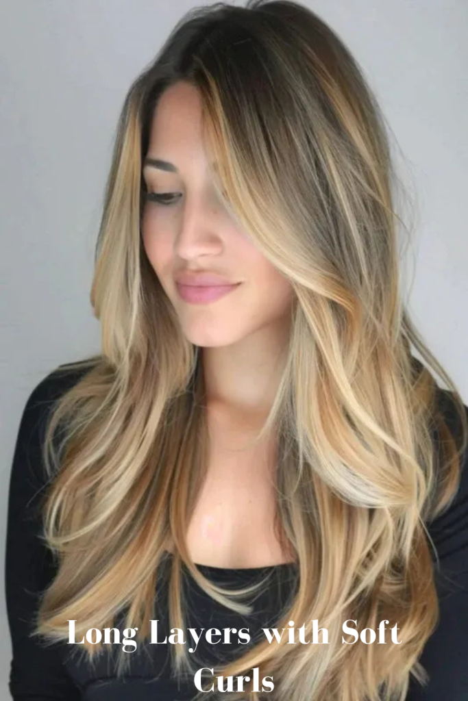 Long Layers with Soft Curls