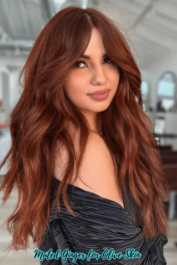 Muted Ginger for Olive Skin
