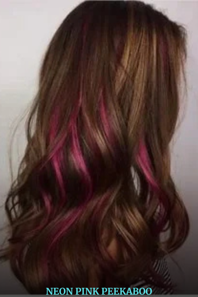 Neon Pink Peekaboo