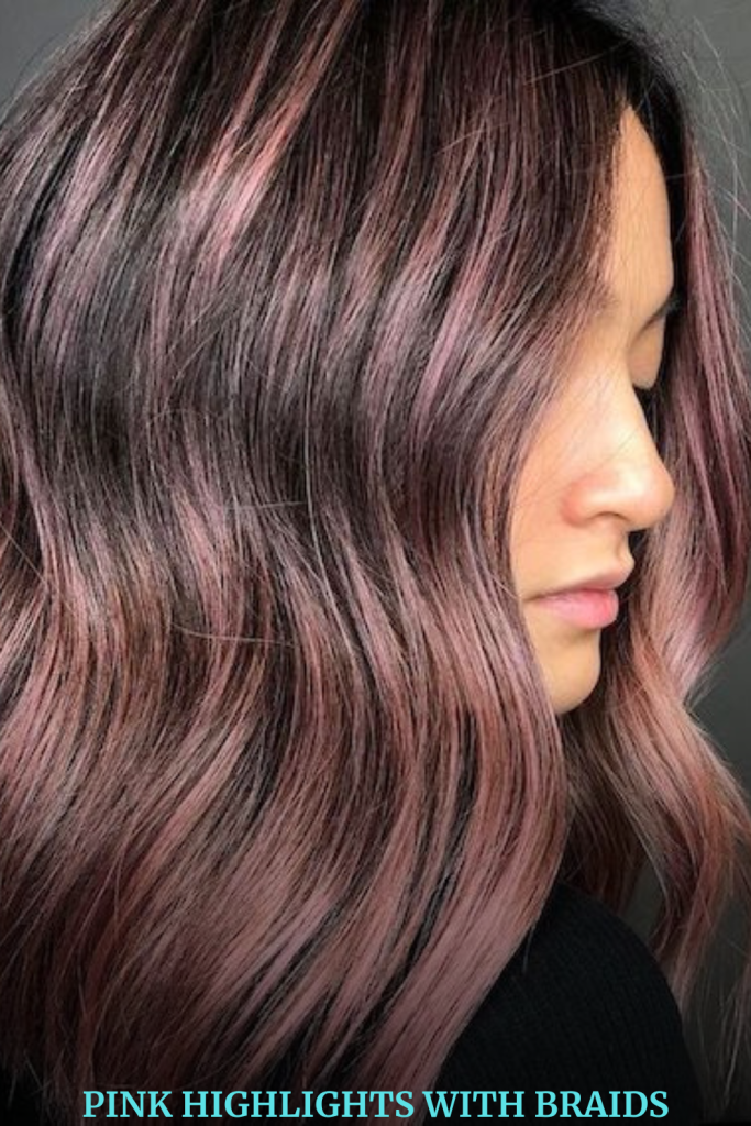 Pink Highlights with Braids