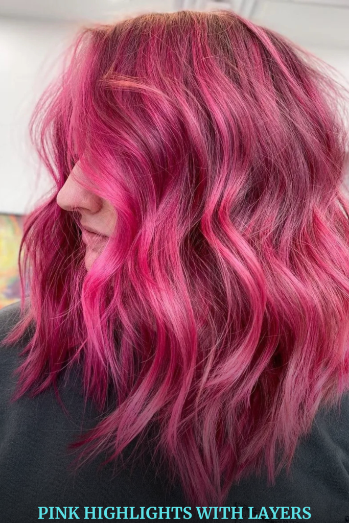 Pink Highlights with Layers