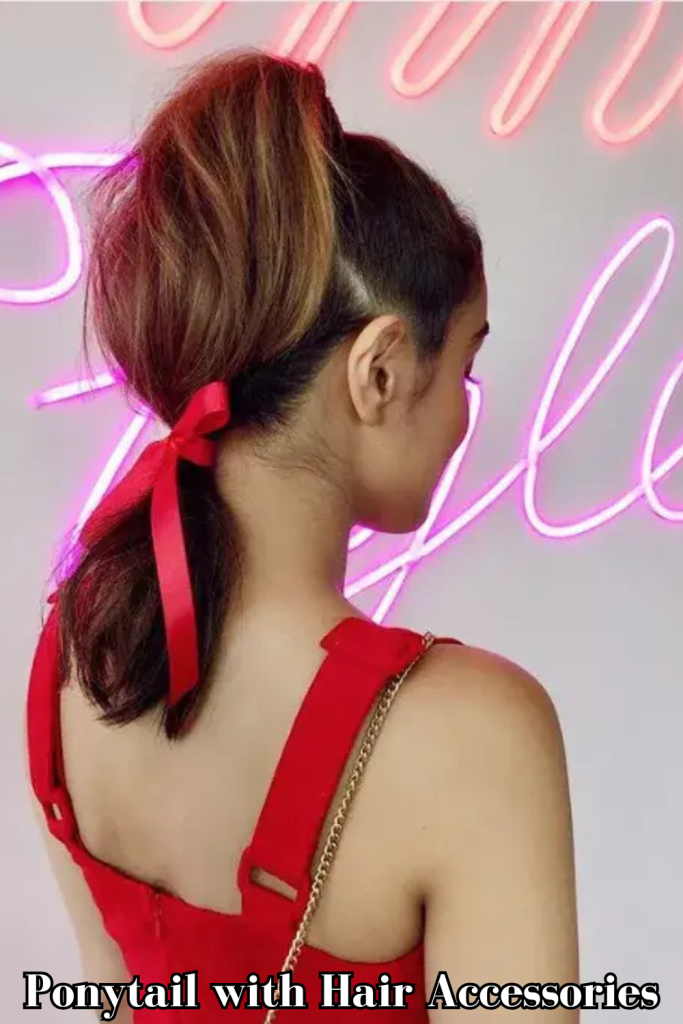 Ponytail with Hair Accessories