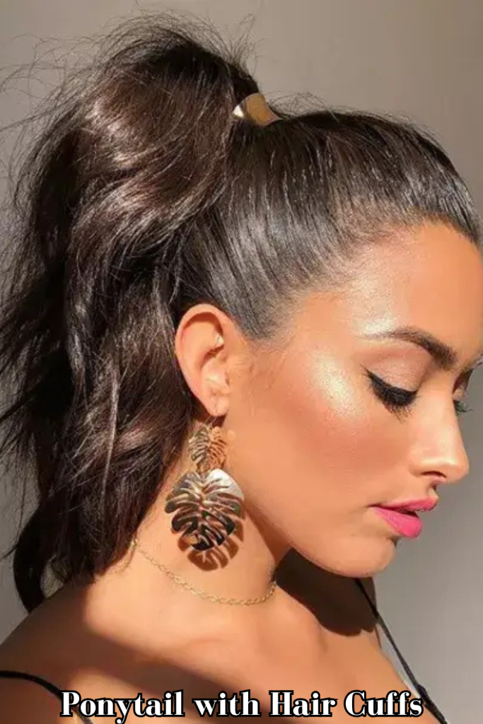 Ponytail with Hair Cuffs