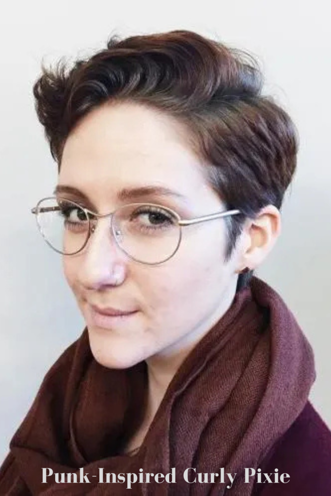 Punk-Inspired Curly Pixie