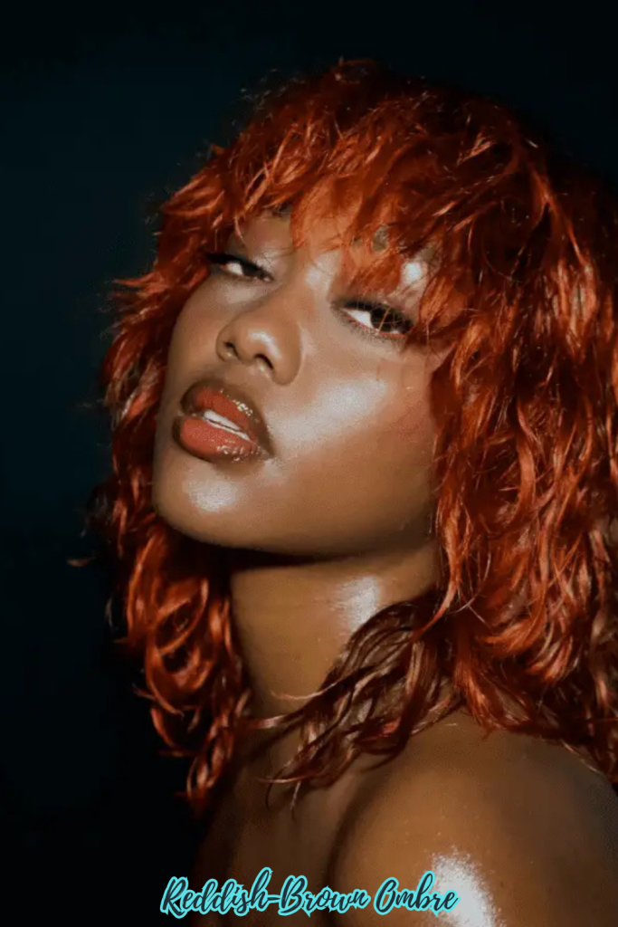 Reddish-Brown Ombre
