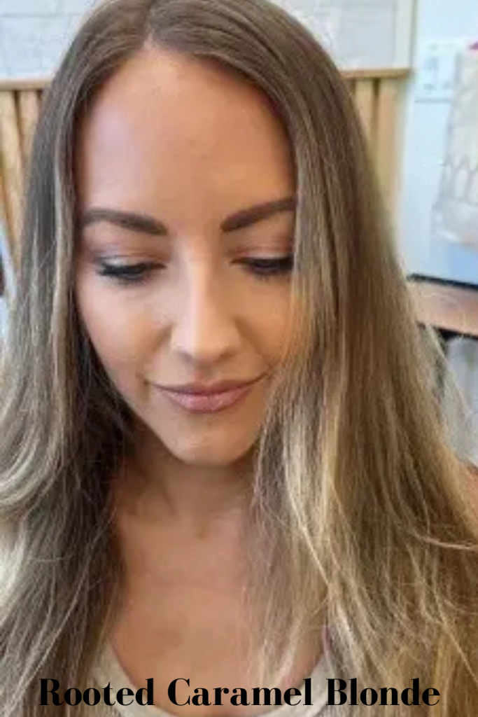 Rooted Caramel Blonde
