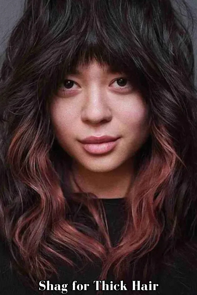 Shag for Thick Hair