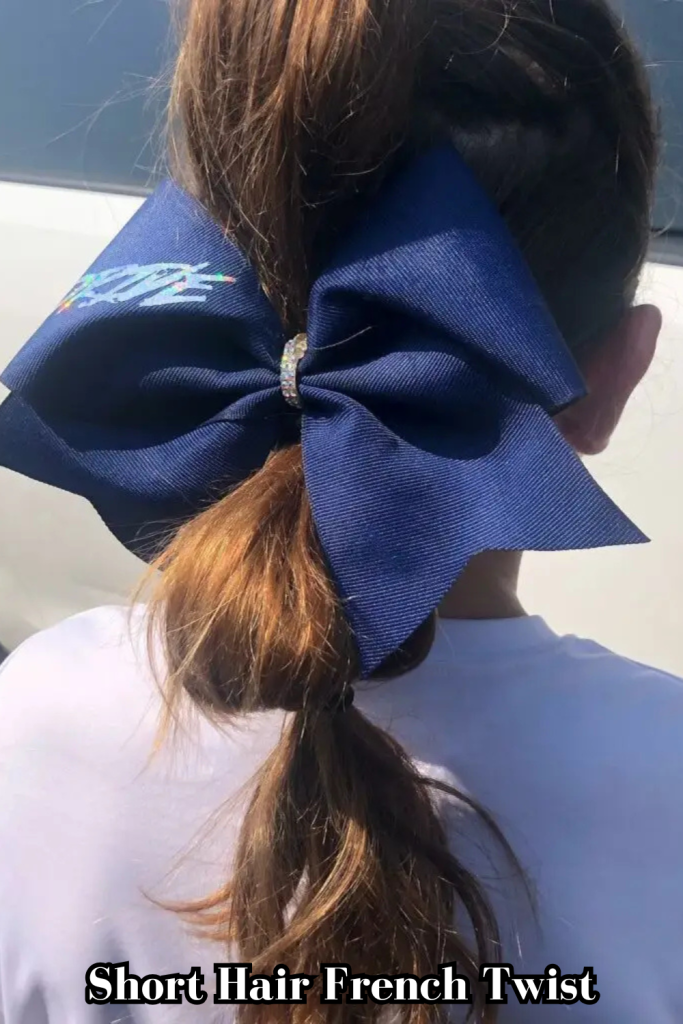 Short Hair French Twist