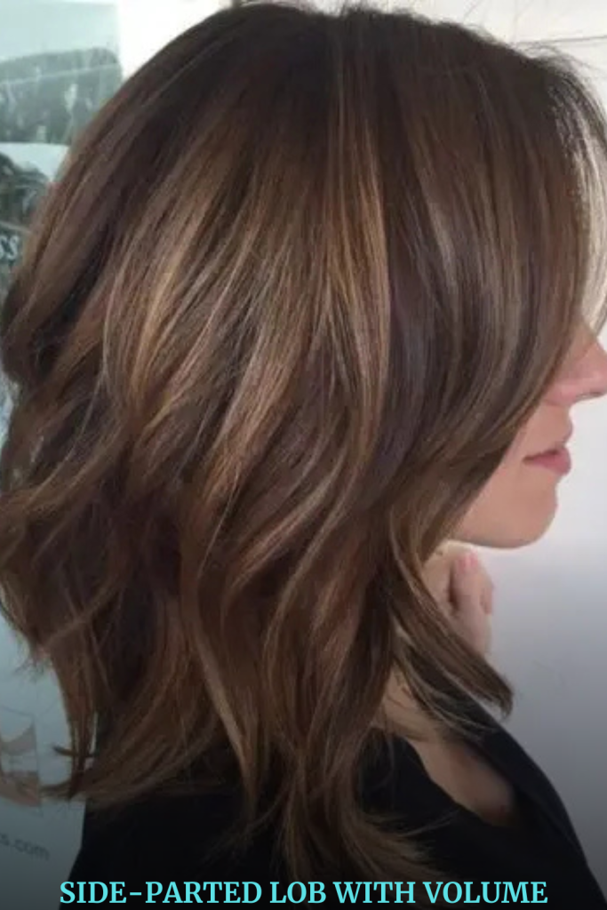 Side-Parted Lob with Volume