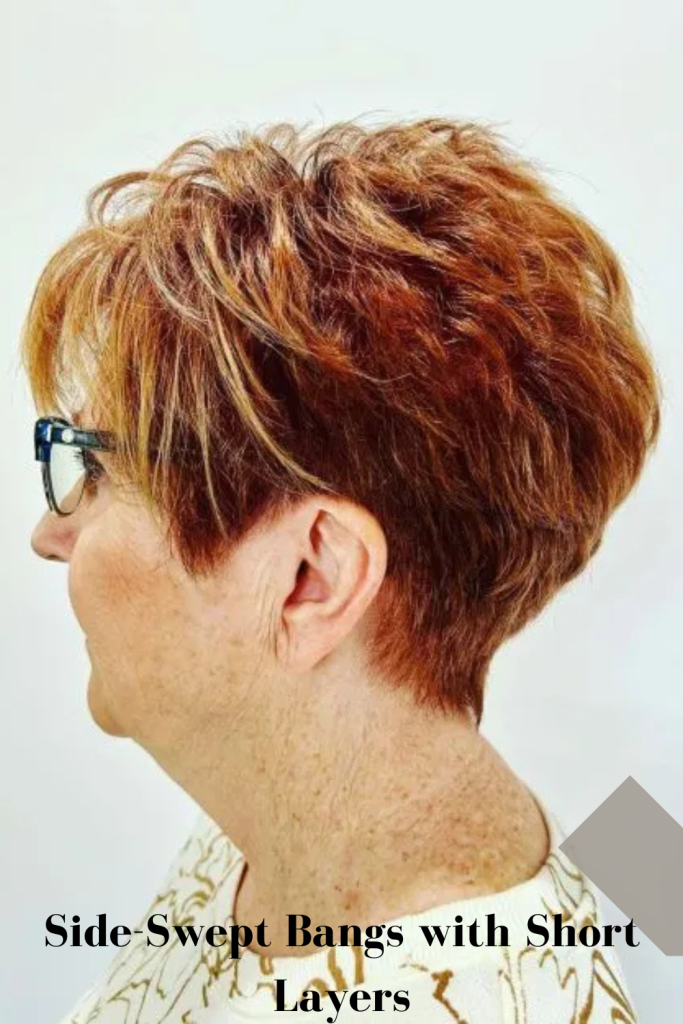 Side-Swept Bangs with Short Layers