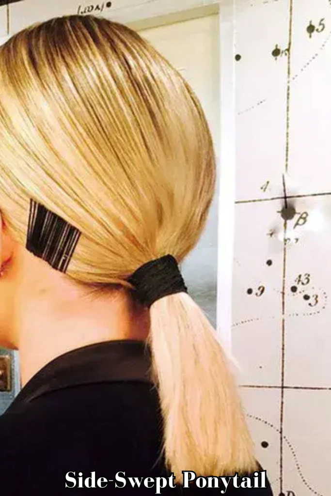 Side-Swept Ponytail