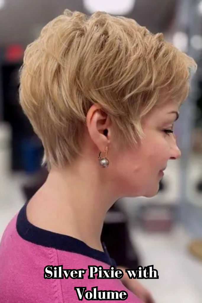 Silver Pixie with Volume