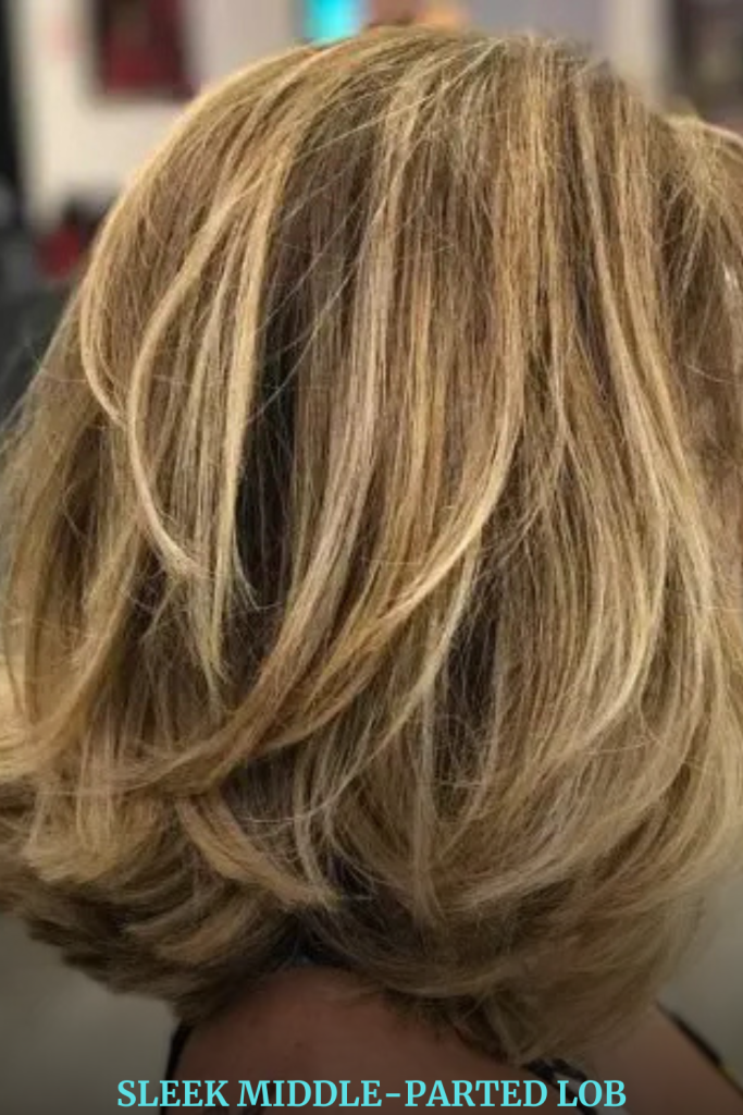 Sleek Middle-Parted Lob