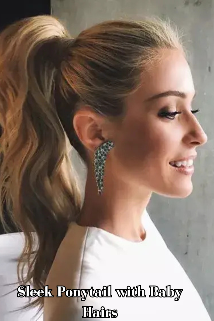 Sleek Ponytail with Baby Hairs
