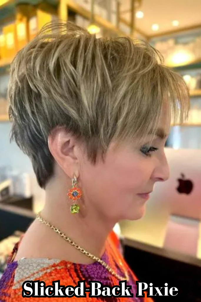 Slicked-Back Pixie