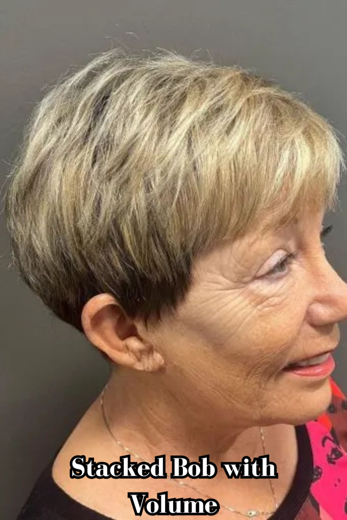 Stacked Bob with Volume