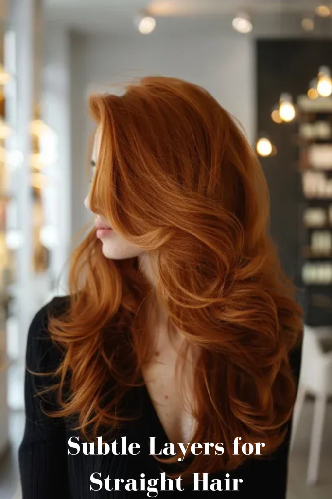 Subtle Layers for Straight Hair