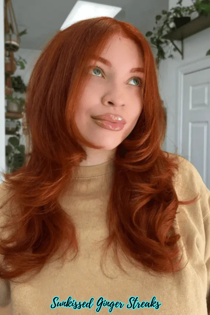 Sunkissed Ginger Streaks