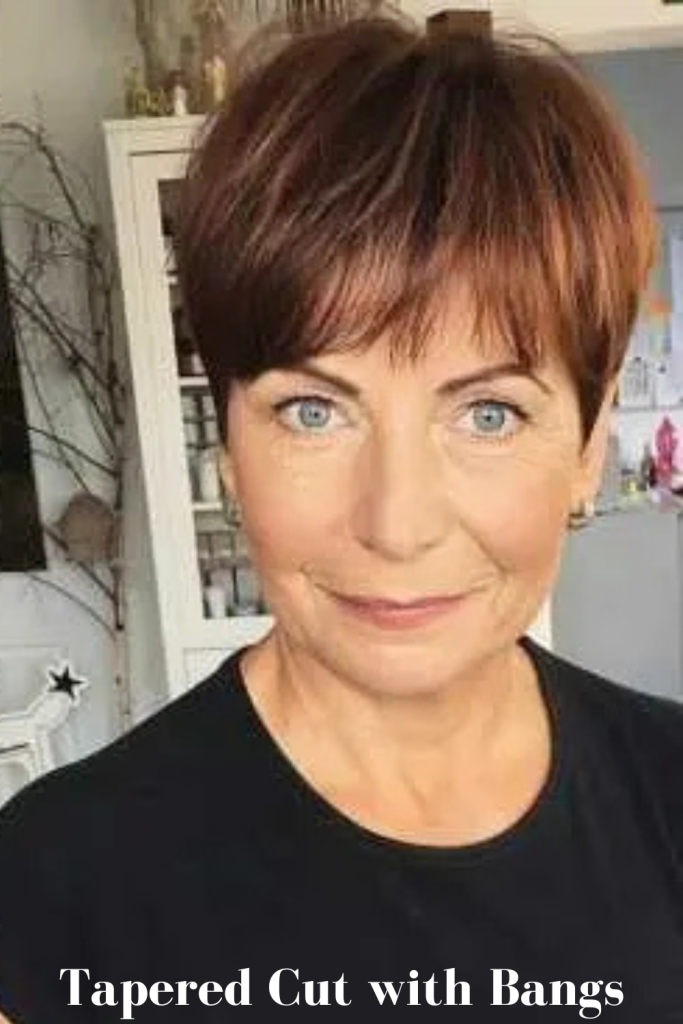 Tapered Cut with Bangs